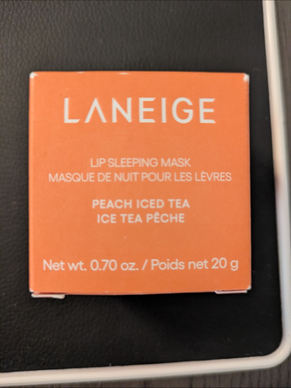 LANEIGE Peach Iced Tea Lip Sleeping Mask - Peach Orange Packaging